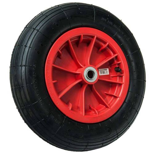 Roue Gonflable 360 mm - Al. 20 mm - Pneumatique - Résistante et Durable - Fiable - D-Work