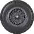Roue Increvable pour Brouette 400 mm - Résistante et Durable - Idéale pour Transport de Charges - D-Work