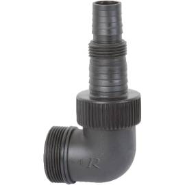 Raccord Coude Male 1"1/2 – Sortie Canellée – Connexion Fiable et Durable - RIBIMEX