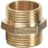 Double Mamelon Laiton M/M 1"1/4 – 1"1/4 – Laiton, Résistant et Durable - RIBIMEX