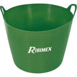 Bac Souple Rond 42L – Avec Poignées – Pratique et Flexible – Rangement Optimal - RIBIMEX