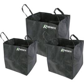 Lot de 3 Sacs de Jardin 70L / 100L / 170L - Multifonctions - Pratiques pour le Jardinage - D-Work