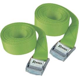 Sangle Bagagère Lot de 2 – 25 mm x 2,5 m – 250/500 kg, Résistante et Pratique - RIBIMEX