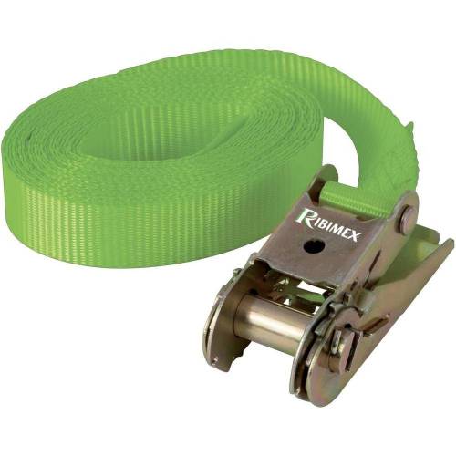 Sangle Bagagère à Cliquet 5m 25 mm - 800/1600 kg - Résistante et Pratique - D-Work