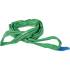 Élingue Tube 2T x 4m - Verte - Résistante et Durable - Idéale pour Levage - D-Work