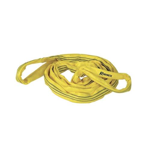 Élingue Tube 3T 4M – Jaune – Résistante et Durable – Idéale pour Levage - RIBIMEX