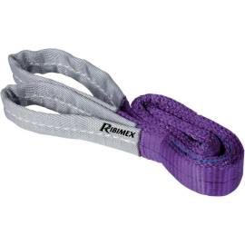 Élingue Plate 1T 1m - Violet - Résistante et Durable - Idéale pour Levage - D-Work