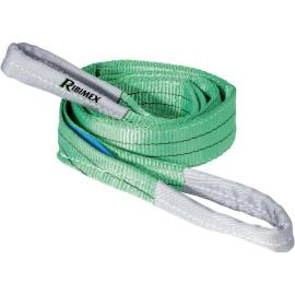 Élingue Plate 2T 2m - Verte - Résistante et Durable - Idéale pour Levage - D-Work