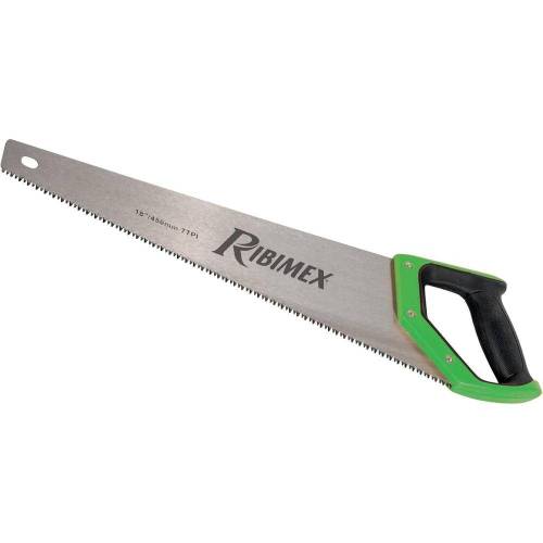 Scie Égoïne 450 mm 7 TPI - Dents Affûtées - 3 Côtés - Précision et Efficacité - D-Work