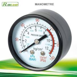 Manomètre Fileté 1/4 po M - 0,08 kg - Précision et Fiabilité - Toutes Conditions - D-Work