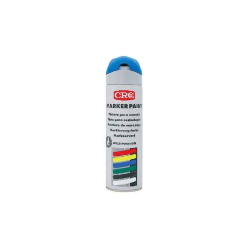 Marqueur Peinture Bleu Fluo 500 ml - 500 ml - Couleur Fluorescente - Idéal pour Marquage Visuel - D-Work