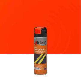 Marqueur Peinture Orange Fluo 500 ml - Fluorescent - Pratique et Visible - Idéal pour Marquage et Signalisation - D-Work