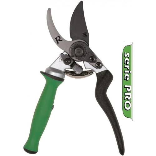 Sécateur 8 po - Alu - Lame Courbée - Poignée Tournante - Précision et Confort de Utilisation - D-Work