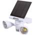 Spot Solaire 2 x 4W LED 600 Lumens – Détecteur Inclus – Éclairage Efficace et Écologique - RIBIMEX