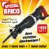 Scie Alternative 1050W - 3,76 kg - Course 32 mm - Puissante et Pratique - Fiable - D-Work