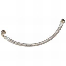 Tuyau Tressé Flexible 70 cm 1"M x 1"F – Flexible et Résistant – Idéal pour Connexions Hydraulique - RIBIMEX
