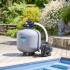 Pompe Piscine 800W - 8,7 kg - Débit 10 m_/h - Performance Énergétique et Fiabilité - D-Work