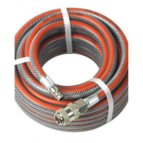 Tuyau Air 10m 8x13 mm - Raccordé - Flexible et Résistant - Idéal pour Compresseurs - D-Work