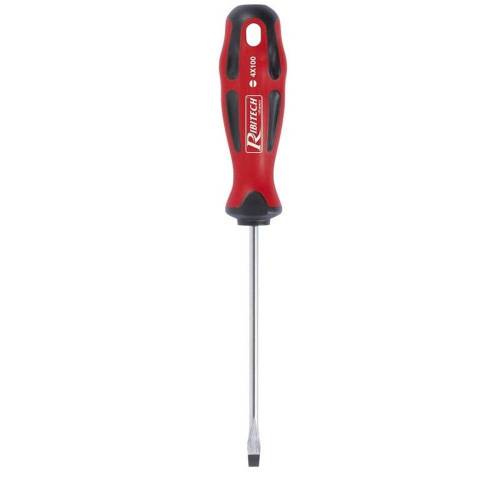 Tournevis Plat 6x100 mm - Aimanté - Précision et Efficacité - Acier Traité - D-Work