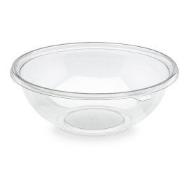 50 Coperchi in cristallo PET per barattoli da 1000, 750, 480 ml D. 150 mm per insalate rotonde D-Work