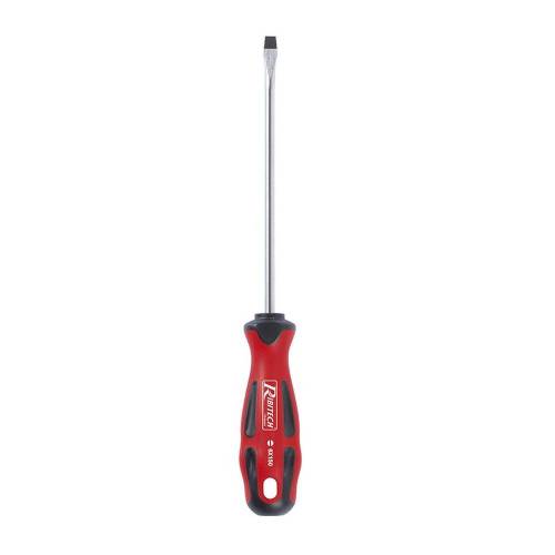 Tournevis Plat 6 x 150 mm - Aimanté - Précision et Efficacité - Acier Traité - D-Work