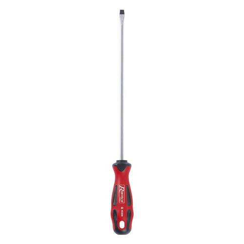 Tournevis Plat 6x200 mm - Aimanté - Précision et Efficacité - Acier Traité - D-Work