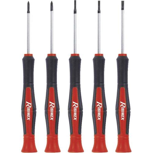 Lot de 5 Tournevis Précision Aimantés – Outils de Précision – Pratique et Efficace - RIBIMEX
