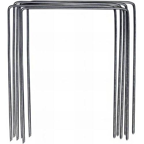 Agrafes Toile de Paillage x10 H250 x L200 mm - D.4 mm - Fixation Efficace - D-Work