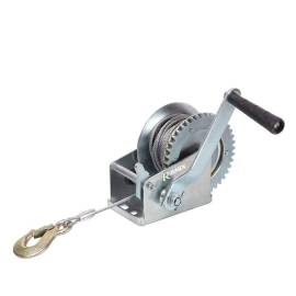 Treuil à Manivelle 540 kg - 3,15 kg - Sangle Renforcée - Pratique et Efficace - Fiable - D-Work