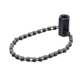 Clé à Filtre d Huile Universelle Chaîne 12,5 mm (1/2) - 100 mm - Précision et Polyvalence, Acier - D-Work