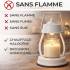 Lampe chauffante pour bougie parfumée candle warmer Ht. 16 cm "CLARA 502" ampoule GU10 230V à variateur - D-Work