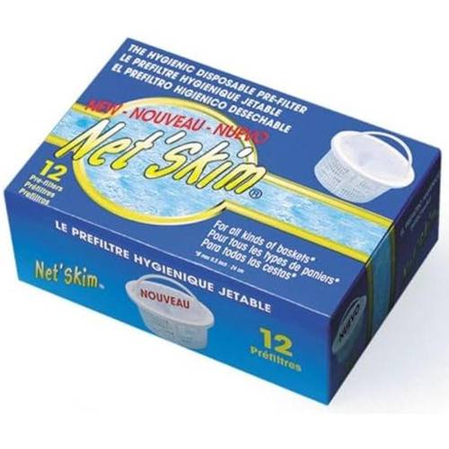Chaussettes Skimmer Netskim 12 Filtres Préfiltre Piscine Filtration Débris - D-Work