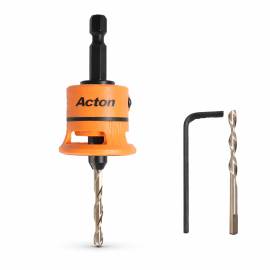 Kit Fraisoir Hss + 1 Foret D. 4 mm x Q. 6.35 mm et 1 Clé Allen - D-Work