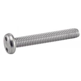 100 Vis à Métaux Tête Cylindrique Inviolable Snake Eyes 6 x 16 mm - Inox A2 - D-Work