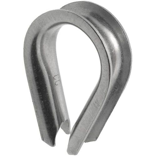 1 Cosse Coeur 32 mm - Inox A4 - D-Work