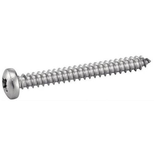 200 Vis à tôle tête cylindrique large 6,3x32 mm - Inox A2, norme DIN 7981 - Résistantes et durables - ACTON