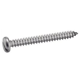 200 Vis à tôle tête cylindrique large fendue 2,9x25 mm - Inox A2, norme DIN 7971 - ACTON