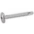 500 Vis autoperceuses tête cylindrique crantée 4,2x13 mm - Acier zingué - Fixation rapide et durable - ACTON