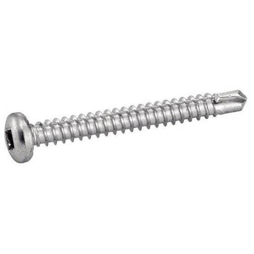500 Vis autoperceuses tête cylindrique crantée 4,8x16 mm - Acier zingué - DIN 7504 M - ACTON