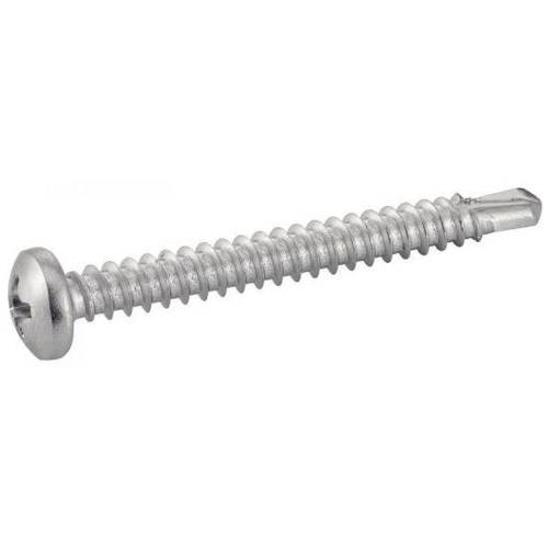 500 Vis autoperceuses tête cylindrique Phillips 3,9x13 mm - Acier zingué, norme DIN 7504 M - ACTON 