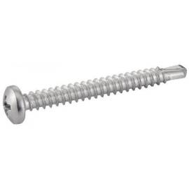 250 Vis autoperceuses tête cylindrique Phillips 5,5x70 mm - Acier zingué, norme DIN 7504 M - Fixation rapide et résistan - ACTON