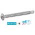 500 Vis autoperceuses tête cylindrique Phillips 4,8x13 mm - Acier zingué, norme DIN 7504 M - ACTON