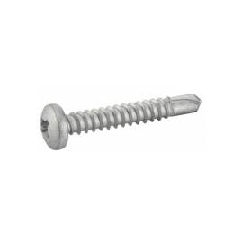 200 Vis autoperceuses tête cylindrique Pozidrive 4,2x16 mm - AISI 410, norme DIN 7504 M - Résistantes et durables - ACTON