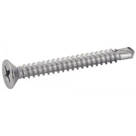 200 Vis autoperceuses tête fraisée Pozidrive 4,8x19 mm - Inox A2, norme DIN 7504 O - ACTON