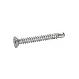 250 Vis autoperceuses tête fraisée Phillips 4,8x45 mm - Acier zingué, norme DIN 7504 O - ACTON
