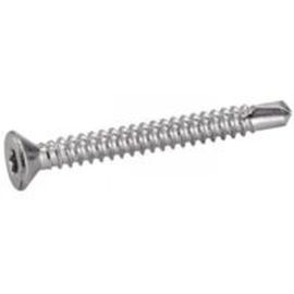 250 Vis Autoperceuses Tête Fraisée Six Lobes 6.3 x 32 mm - DIN 7504 O - ISO 15482 - Acier Zn - D-Work