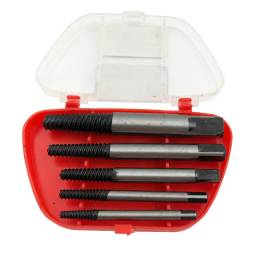 Juego de 5 extractores de tornillos M3 a M18 en acero HCS - 450405 - Beast
