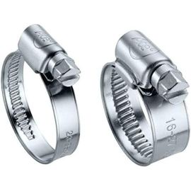 25 Colliers de Serrage Bande Non Perforée de 12 mm 32-50 mm - DIN 3017 - W4 - D-Work