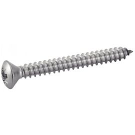 200 Vis à Tôle Tête Fraisée Bombée Pozidriv 6.3 x 16 mm - DIN 7983 - Inox A4 - D-Work