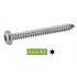 200 Vis à tôle tête cylindrique large 3,9x19 mm - Inox A2, ISO 14585 - Résistantes et durables - ACTON